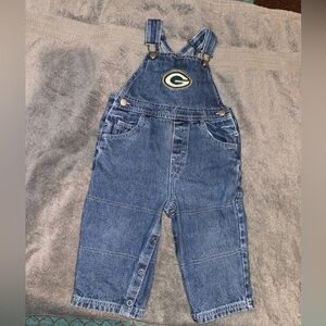 Vintage Green Bay Packers Overall 
Size 18M